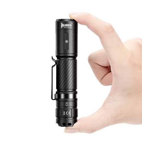 Torch Light 1200 Lumen led Rechargeable WUBEN C3 Flashlights 1200 Lumen led Rechargeable Torch Light 6 Modes, IP68 Waterproof Best for Camping, Outdoor, Emergency, Everyday Carry, Gift