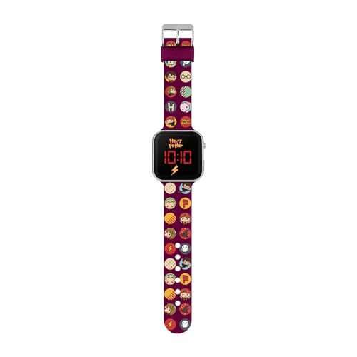 ACCUTIME Disney Harry Potter Kids LED Digital Watch with Printed Character Silicone Strap,HP4155