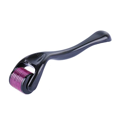 Verreal Derma Roller Hair Growth Roller, Set of 1 Titanium 540 Micro Needle Face Neck and Body 0.5mm 1mm Wrinkle Acne Scar Stretch Mark Treatment Needling