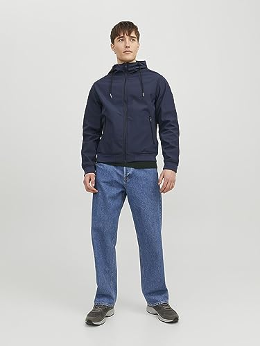 JACK & JONES mens JJEBASIC SOFTSHELL HOOD NOOS Jacket