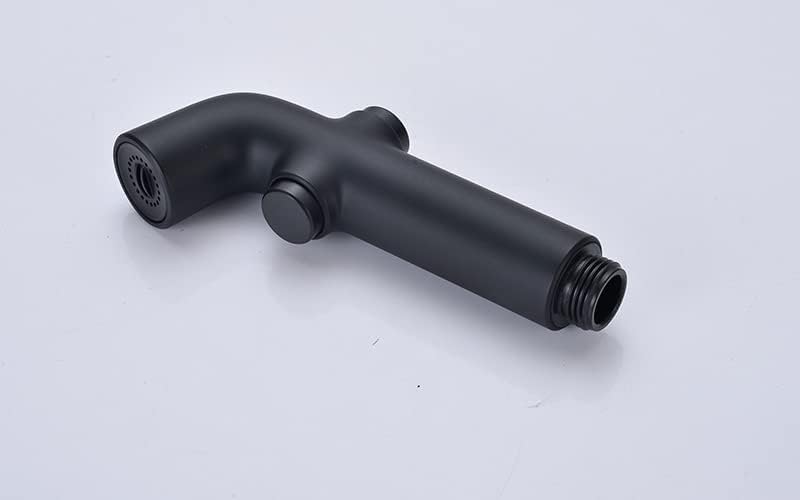 Handheld Bidet Toilet Sprayer Premium Toilet Bidet Handheld Adjustable Sprayer Cloth Diaper Shattaf Stainless Steel Shower Head(Black)