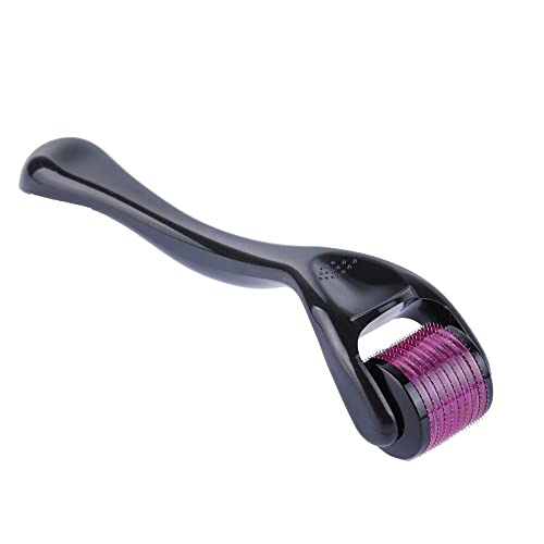 Verreal Derma Roller Hair Growth Roller, Set of 1 Titanium 540 Micro Needle Face Neck and Body 0.5mm 1mm Wrinkle Acne Scar Stretch Mark Treatment Needling