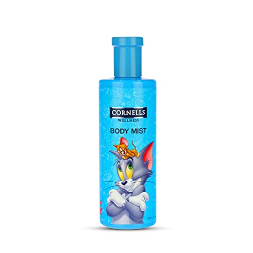 Cornells Wellness Tom & Jerry Cartoon Body Mist 250ML for Kids - Floral Fruity Fragrance