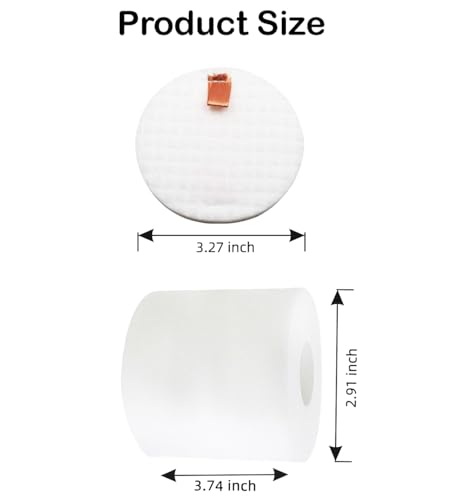 SCREENTRONICS 2 Pack Foam Filter Kit Replacement for Shark IQ Robot Vacuum Self-Empty Base R101AE RV1000S RV1001AE RV1101ARUS RV2502AE RV2520A0US RV912S RV912S RV912S UR1000SR UR1005AE UR1105ARUS