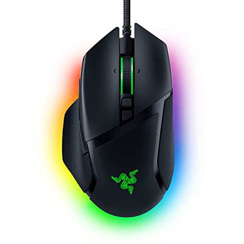 Razer Basilisk V3 Customizable Ergonomic Gaming Mouse: Fastest Mouse Switch, Chroma RGB Lighting 26K DPI Optical Sensor 11 Programmable Buttons HyperScroll Tilt Wheel - Classic Black
