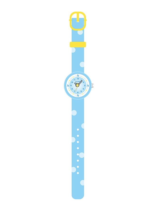 Astro Kids Japan PC21 Movement Watch, Analog Display and Silicon Strap - A23811-PPLL, L.Blue