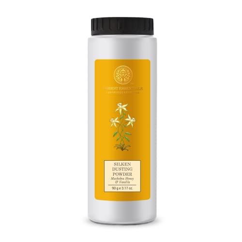 Forest Essentials Silken Dusting Powder (Honey and Vanilla,90g)