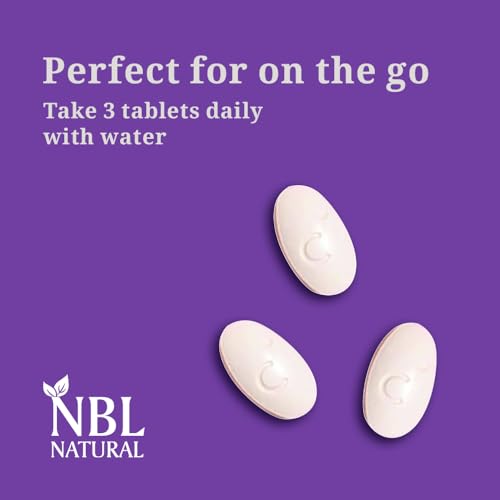 NBL Natural Super Collagen Tablets â€“ 270 Tablets â€“ Collagen Type 1 & 3 with Vitamin C & Biotin â€“ 3g Per Serving â€“ Supports Hair, Skin, Nails & Joint Health â€“ 90 Servings