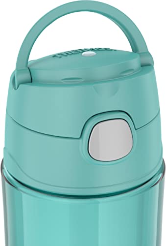 THERMOS FUNTAINER PLASTIC KIDS AQUA BLUE BOTTLE 470ML, GP4040AQ, PLASTIC HYDRATION BOTTLE WITH LID, PLASTIC BOTTLE, WATER BOTTLE