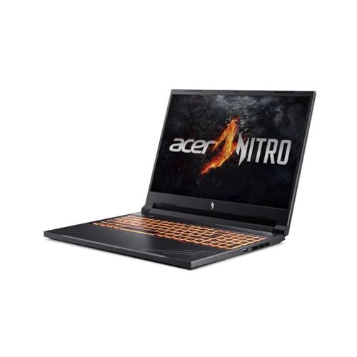 ACER NITRO V16 ANV16-41-R2YJ - AMD RYZEN 7-8840HS, 16GB RAM, 512GB SSD, RTX 4060 8GB GDDR6, 16”WUXGA IPS 165Hz, English Backlit keyboard, Obsidian Black, WIN 11 Pro, NH.QRUEM.002