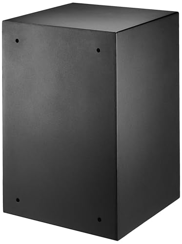 Amazon Basics Steel Home Security Electronic Safe with Programmable Digital Keypad Lock for Jewelry, Money, Valuables Storage, 51 Litres, 35 cm W x 33 cm D x 50 cm H, Black