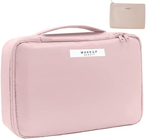 Queboom Travel Makeup Bag Cosmetic Bag Makeup Bag Toiletry bag for women and girls