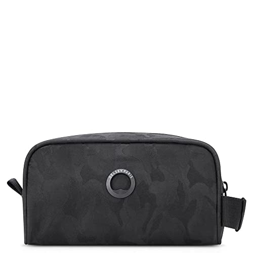 Delsey Paris PICPUS 1 CPT MEN POUCH BLACK CAMOUFLAGE, Black Camouflage, Minimal