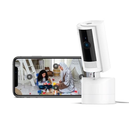 Ring Pan-Tilt Indoor Camera | Plug-In Pet Security Camera | 360° pan & 169° tilt coverage, Manual Privacy Cover, HD video, Two-Way Talk, Wi-Fi | 30-day free trial of Ring Home