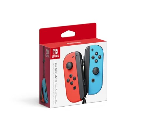 Nintendo Switch Left and Right Joy-Cons - Neon Red and Neon Blue
