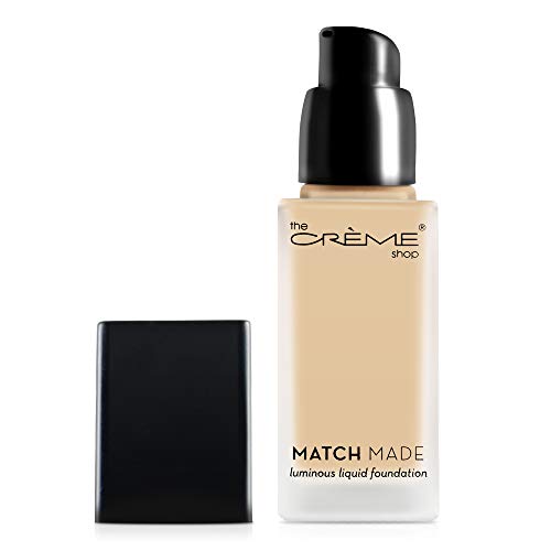 The Crème Shop Luminous Ivory. Liquid Foundation Matte Finish. Lightweight Buildable To Full Coverage. Mannequin Glowy Effect. -Match Made, 12