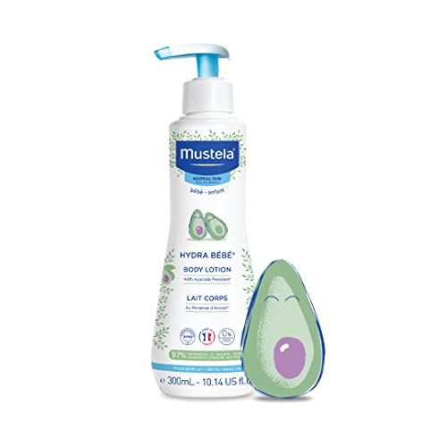 Mustela, Hydra Bebe Body Lotion with Organically Farmed Avocado, 300 ml, Pack of 2