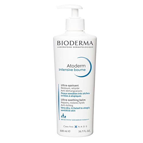 Bioderma Atoderm Intensive Ultra-Soothing Balm for Very Dry Sensitive to Atopic Skin, 500ml
