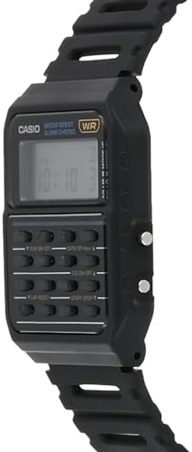 Casio Unisex Watch - CA-53W-1Z grey Dial, Black Band