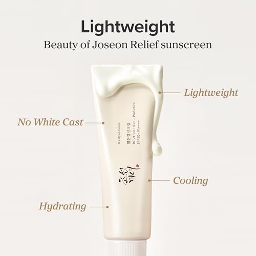 Beauty of Joseon Relief Sun Rice Probiotics SPF 50+ PA++++ Korean Sunscreen sunblock for Face Daily Sunscreen for Men Women Skincare 50ml