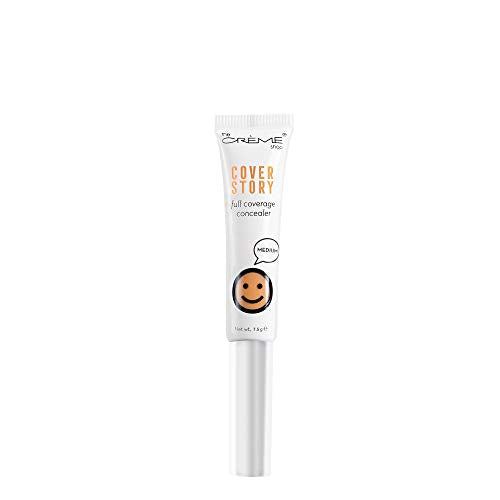 The CrÃ¨me Shop Full Coverage Face Concealer For Under Eye, Dark Circles, Discolorations & Uneven Skin Tone. -Cover Story, Medium