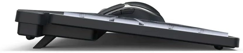 Hama WKM-750 Multi-Device Wireless LED Keyboard/Mouse Set, Black