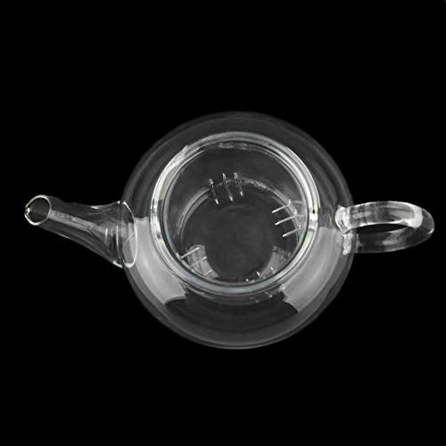 B.L.A. Transparent Teapot Heat Resistant Glass Teapot With Infuser Coffee Flower Tea Leaf Herbal Pot 250ml Durable