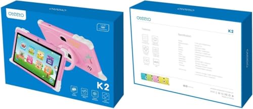 Oteeto Tab K2 Kids Tablet, 7-inch HD Display, Android, Educational Learning Apps, WiFi, Kid-Proof Case, Educational Tablet for Kids (Ages 3â12) (Blue)