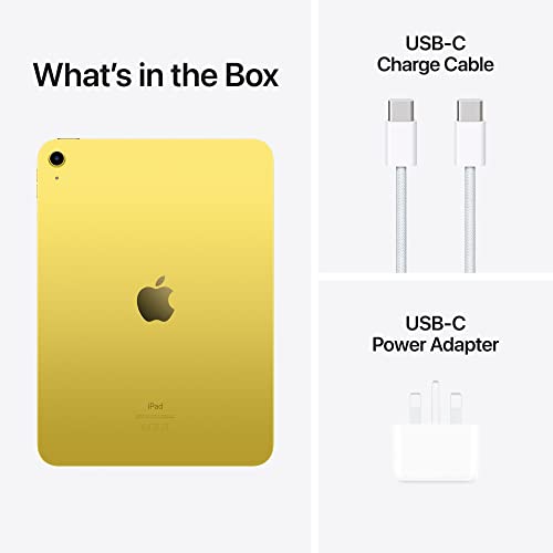 Apple 2022 10.9-inch iPad (Wi-Fi, 256GB) - Yellow (10th generation)