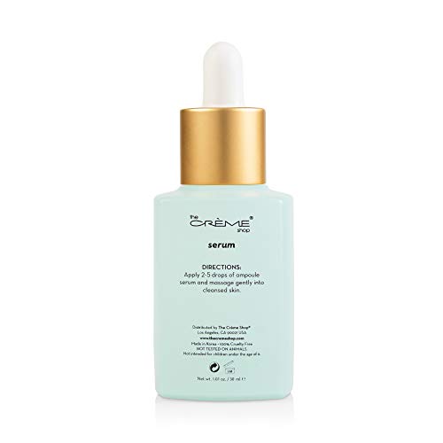 The CrÃ¨me Shop Purifying & Anti-Aging Face Serum. Smoothens & Refines Skin. Texture. For All Skin Types. Made In Korea 30Ml