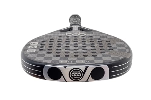 Aca Padel Atrium, 18K Carbon Faces, Progressive Eva Fusion Rubber, Drop Shape, Carbon Frame, 3D Finish.