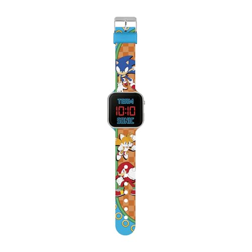 SONIC THE HEDGEHOG LED Strap Watch , SNC4322M