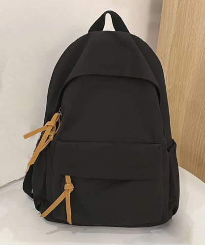 Glowic Unisex'S Standard Backpack For Men Women Boys Girls/Office School College Teens & Students (Wbag-64) (Black)