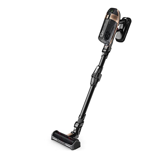 TEFAL Vacuum Cordless Vacuum Cleaner | X-Force Flex 15.60 Vacuum Cleaner Cordless | With Docking Station | 230 Air Watts | Flex Technology | Animal Kit |Black/Copper | TY99F1HO