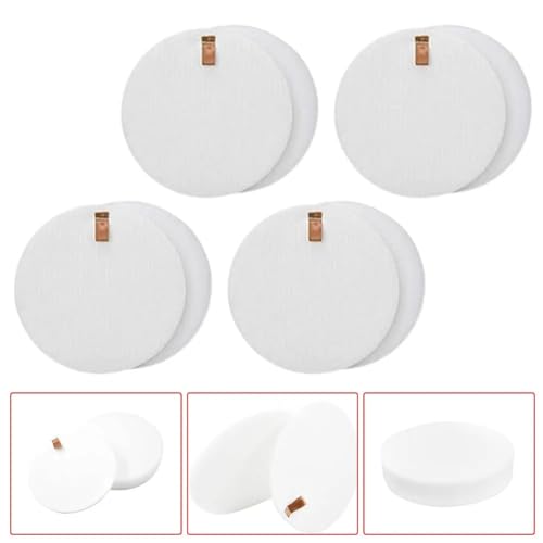 Jodriva (4-Pack) Foam & Felt Filters, for Shark, for Vertex AZ2000 AZ2000W AZ2002 XFFKAZ2000 Dry And Wet Usage Mop Cloths Pad Floor Cleaning Robot Mop Pad Replacement