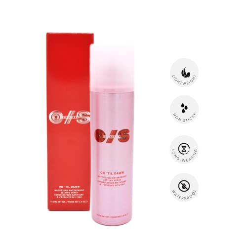 ONE/SIZE One size One Size by Patrick Starrr On 'Til Dawn Mattifying Waterproof Setting Spray for Long Lasting Face Makeup, All Day Matte Finish, Light Finishing Spray,3.4 Ounce (Pack of 1)