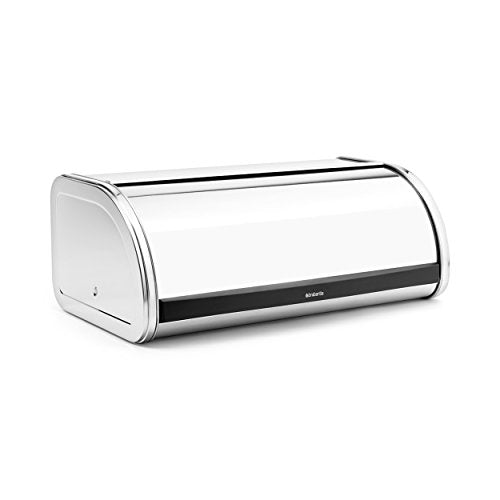 Brabantia Bread Box, Large, Brilliant Steel