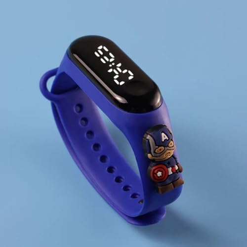 ZAVIFY Kids Cartoon Watches | Perfect for Birthdays | Holidays | Everyday Wear and Tear | Water-Resistant |3D Cartoon Character Super Hero for Boys and Girl (Green) New