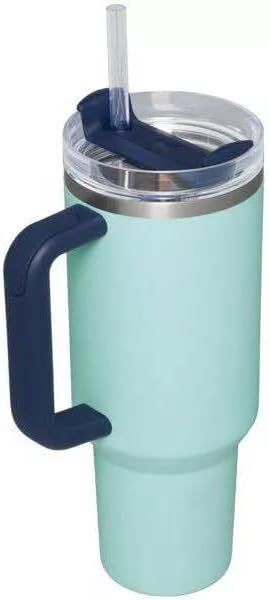 STANLEY Quencher H2.0 FlowState Stainless Steel Vacuum Insulated Tumbler with Lid and Straw for Water, Iced Tea or Coffee (PIne, 40 oz)