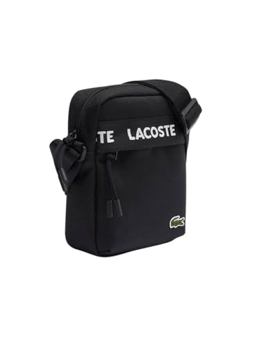 Lacoste NU4686NZ Crossover Bag for Men, Tape Noir