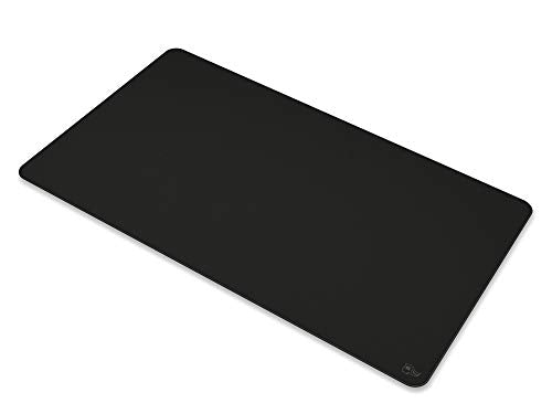 Glorious XL Extended Gaming Mouse Mat/Pad - Stealth Edition - Large, Wide (XL) Black Cloth Mousepad, Stitched Edges | 14"x24" (G-P-Stealth)