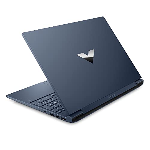 HP Victus Gaming Laptop 15-fb1005ne, 15.6" FHD, AMD Ryzen™ 5-7535HS, 8GB DDR5 RAM, 512GB SSD, 4GB NVIDIA® GeForce RTX™ 2050 Graphics, Windows 11, En-Ar KB, Performance blue - [973W6EA]