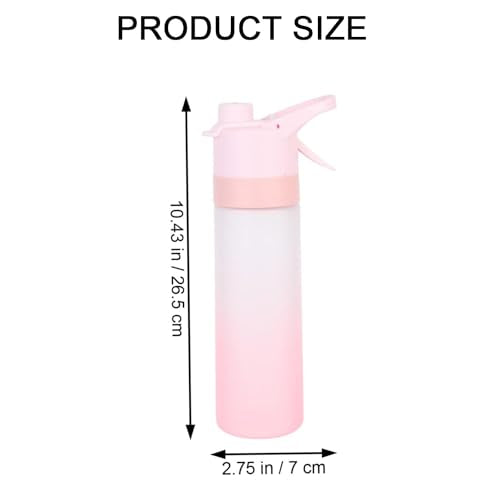 Bolivia's Spray Water Bottle Kids, 650ml Sport Water Bottles, Reusable Fitness Water Jug, Leakproof Bpa Free Misting Water Bottle, Kids Cool Misting Water Bottles, Suitable for Cycling and School