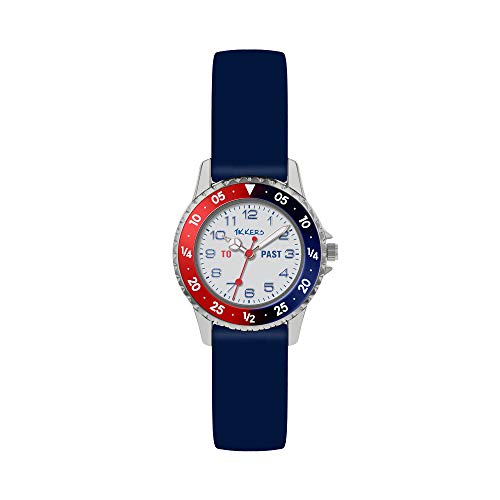 Tikkers Boy's Analogue Analog Quartz Watch with Silicone Strap ATK1040