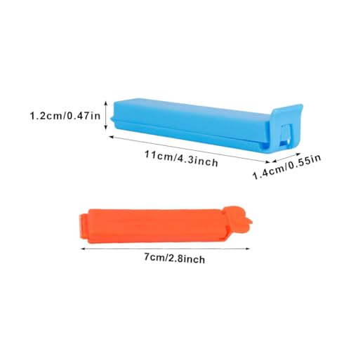 40 Pcs Food Clips,Food Bag Clips,Food Bag Clips For Food Storage,Bag Clips For Food Storage,Reusable Kitchen Clip,Clip Closure Bag,Food Bag Clips,For Keeping Food Fresh And Sealed(SIZE:4.3INCH)