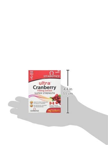 Vitabiotics Ultra Cranberry, 750 Mg - 30 Tabs