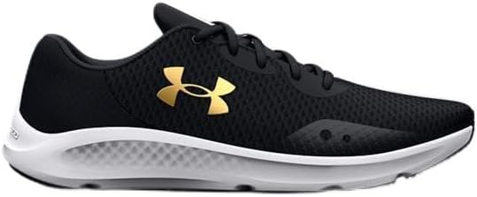 Charged Pursuit 3 mens Running Shoe - Black / Black / Metallic Gold