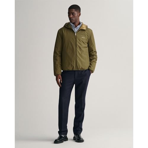 GANT Men 7006343-349 Reversible Hooded Jacket