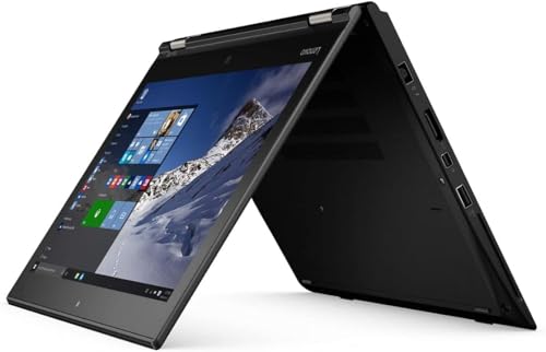 Lenovo Thinkpad YOGA 260 Renewed Ultrabook Business Laptop | intel Core i5-6300U CPU | 8GB RAM | 256GB SSD | 12.5 inch Touchscreen 360° | Windows 10 Professional | RENEWED, black