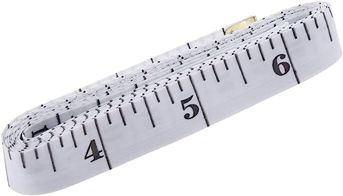 SHOWAY Soft Tape Measures Double-Scale 60-Inch/150cm Measure Ruler Bulk for Sewing Tailor Cloth,Double Scale Waist Measurement Set,Body Measurements | ASSORTED